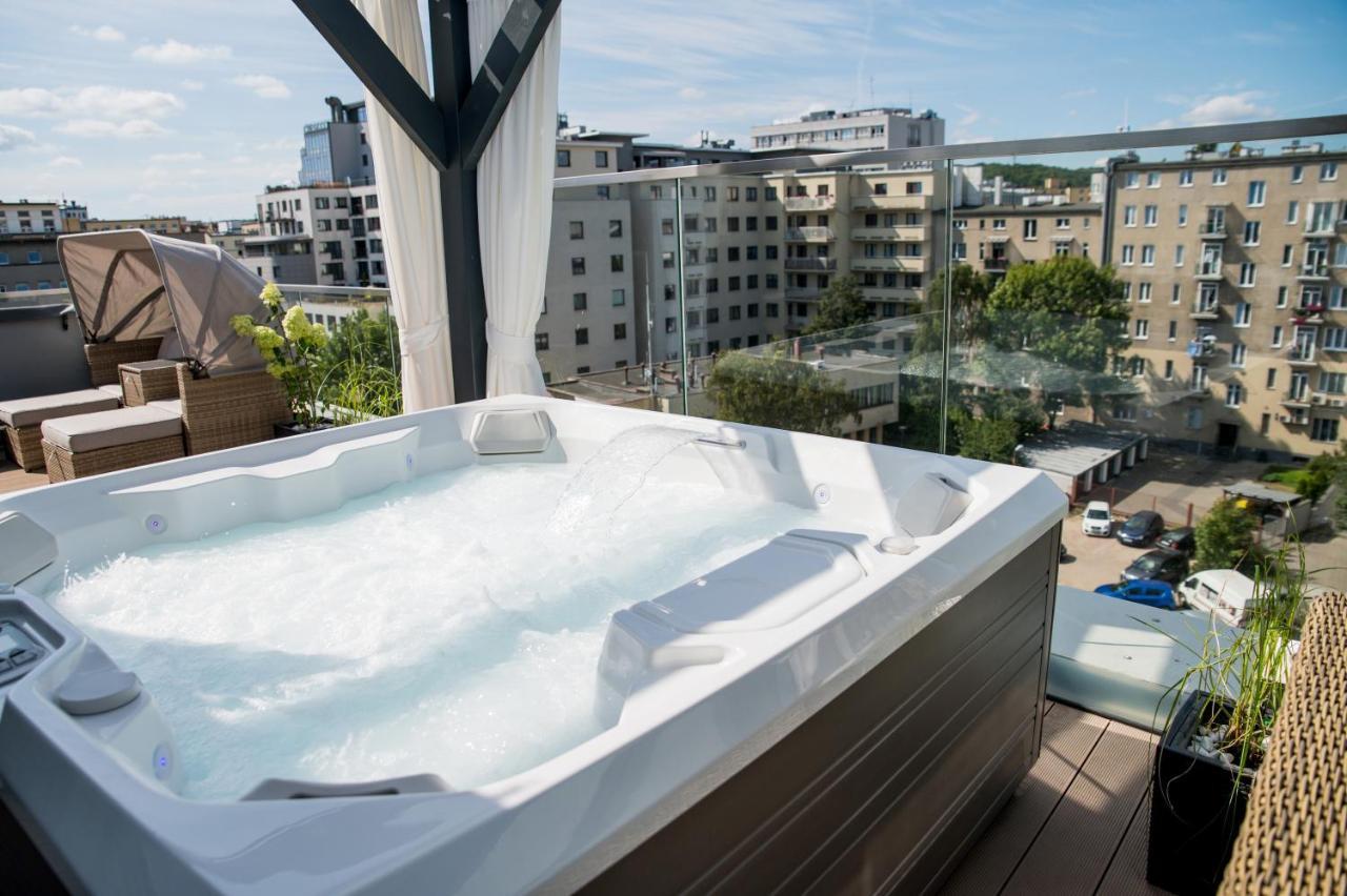 Luksusowy Penthouse Z Jacuzzi I Widokiem Na Morze Appartement Gdynia Buitenkant foto