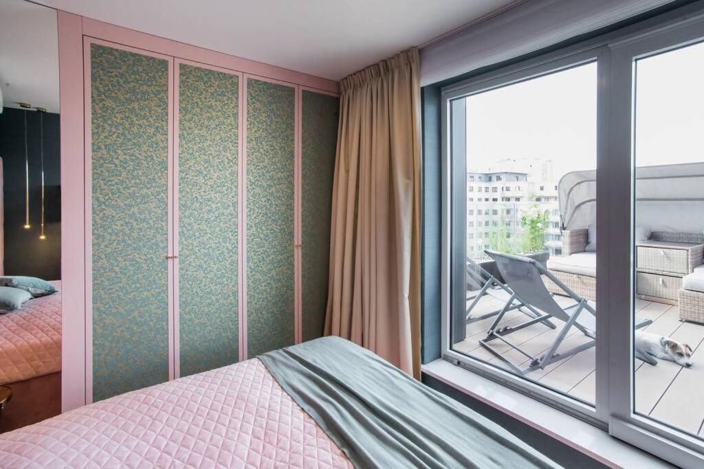 Luksusowy Penthouse Z Jacuzzi I Widokiem Na Morze Appartement Gdynia Buitenkant foto
